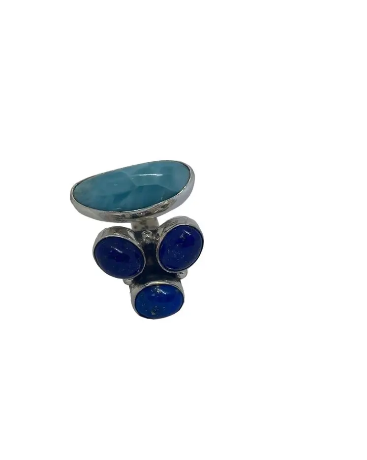 Mix Turqouise Stone  925 Sterling Sliver