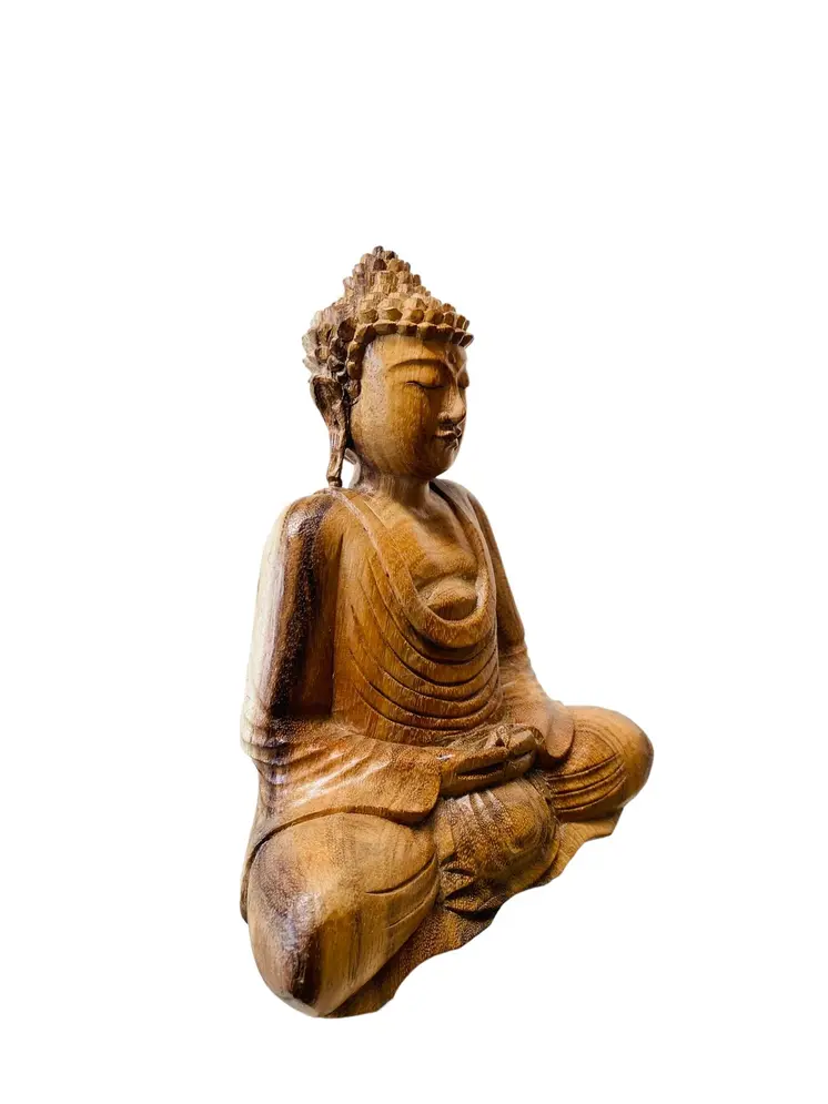 Buddha Meditate Balinesse Wooden Statue