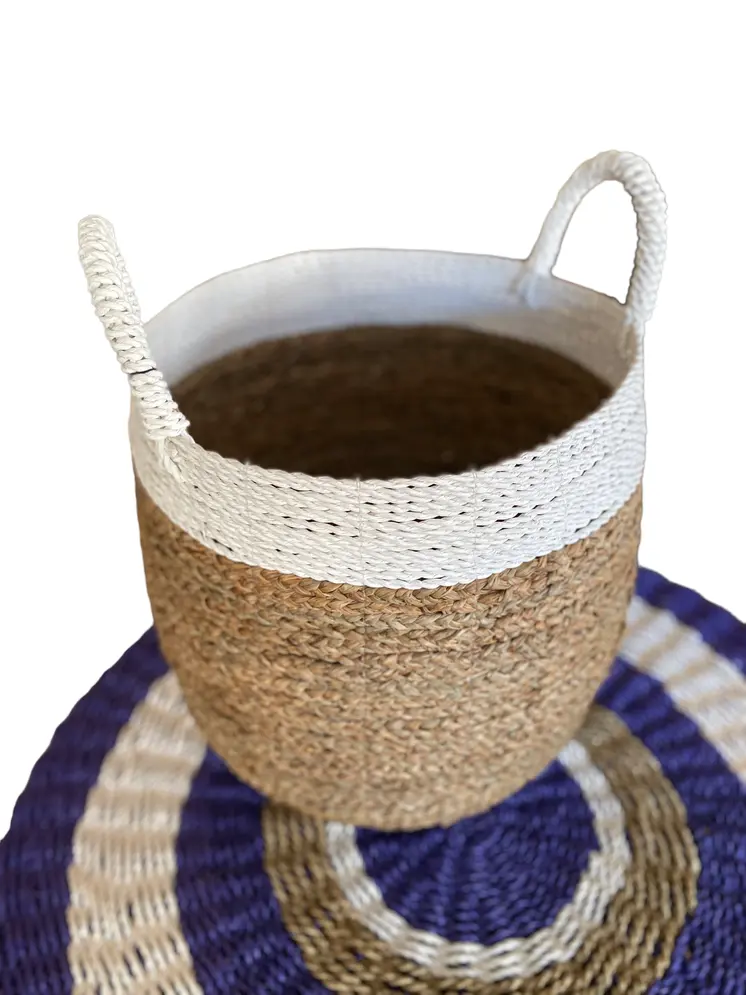 Zabby Bali Natural Wicker Basket