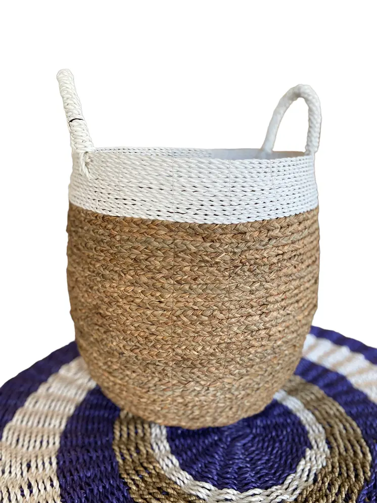 Zabby Bali Natural Wicker Basket