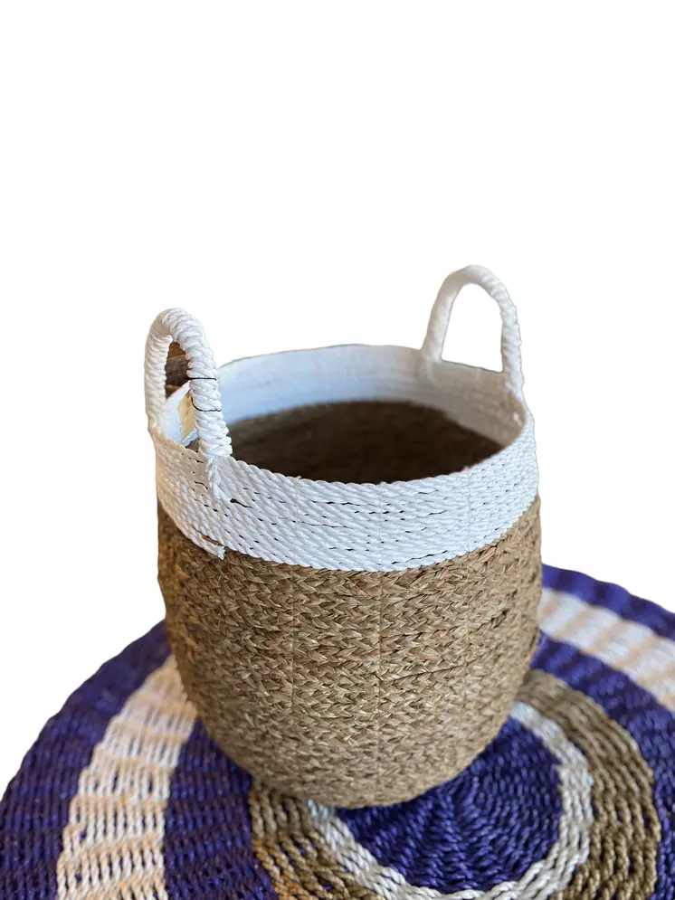 Zabby Bali Natural Wicker Basket