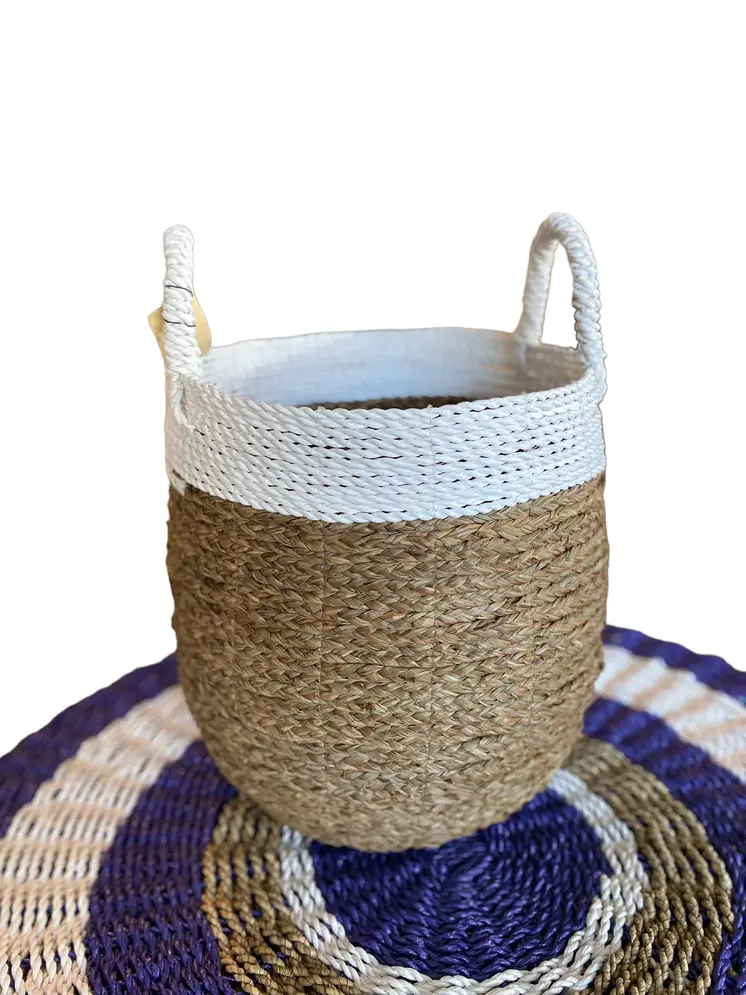 Zabby Bali Natural Wicker Basket