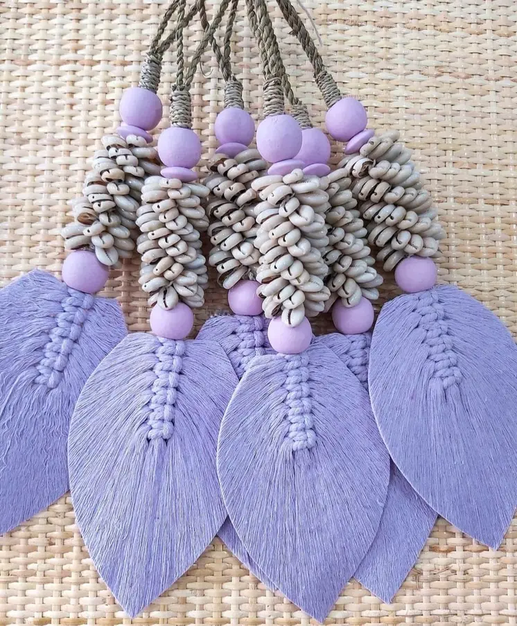 Sani Macrame Leaves Bali Home Decoration