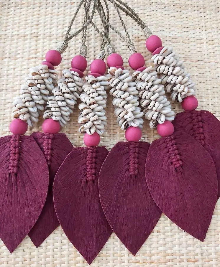 Sani Macrame Leaves Bali Home Decoration
