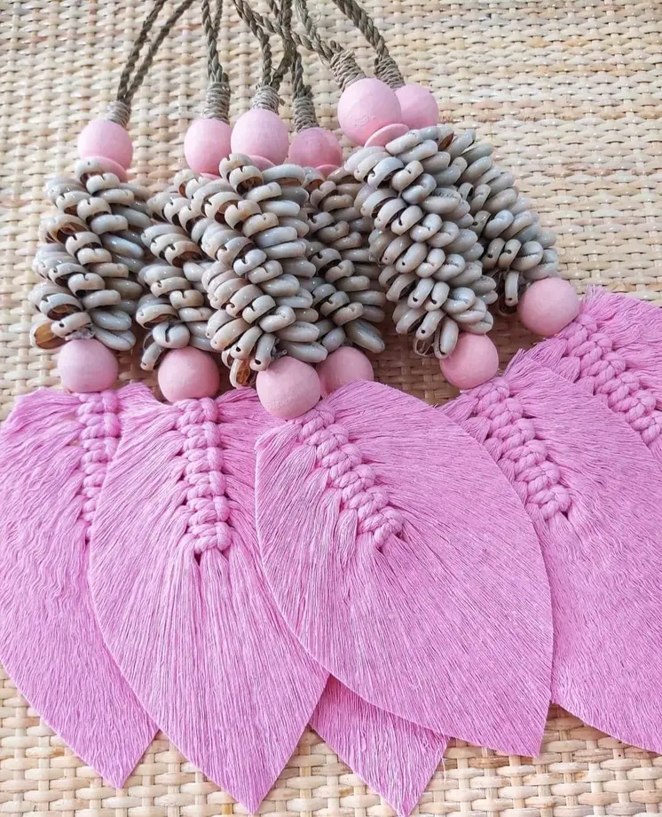Sani Macrame Leaves Bali Home Decoration