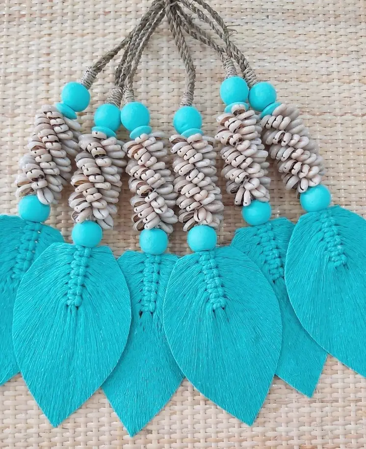 Sani Macrame Leaves Bali Home Decoration