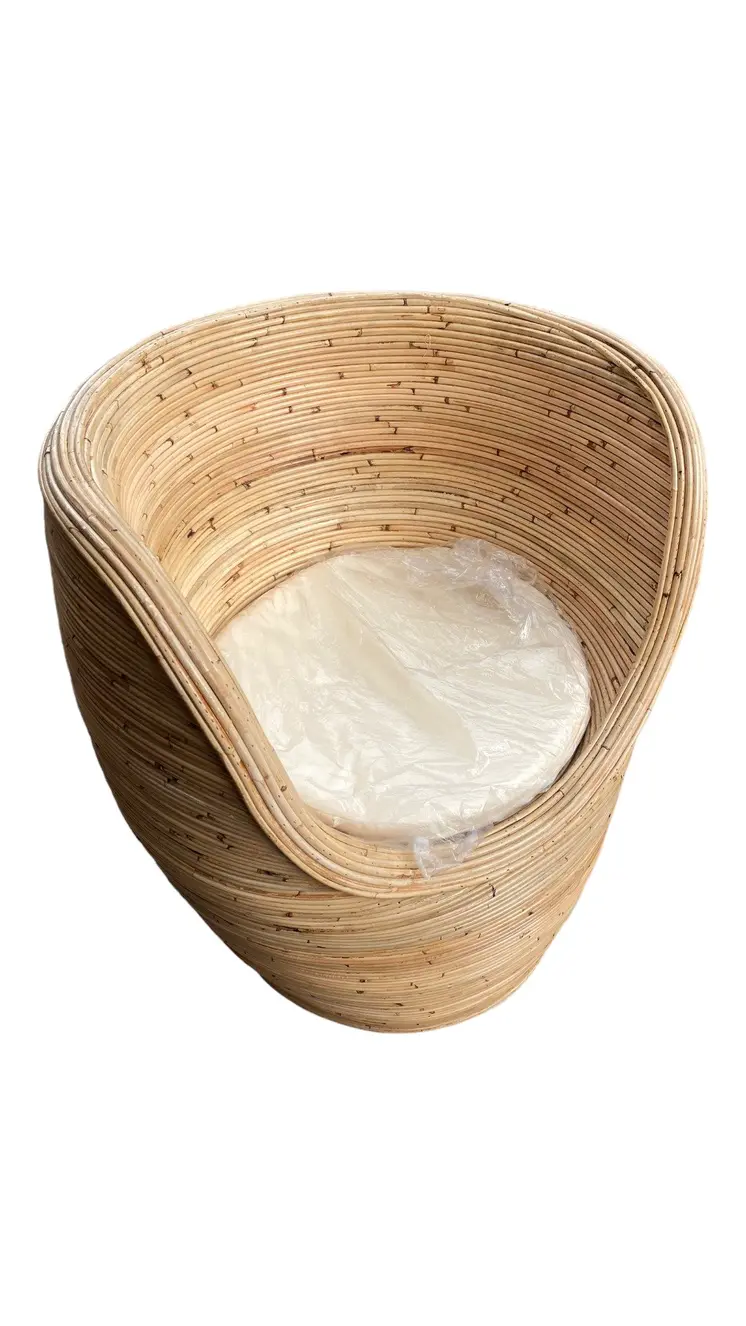 U Shape Rattan Chair Only