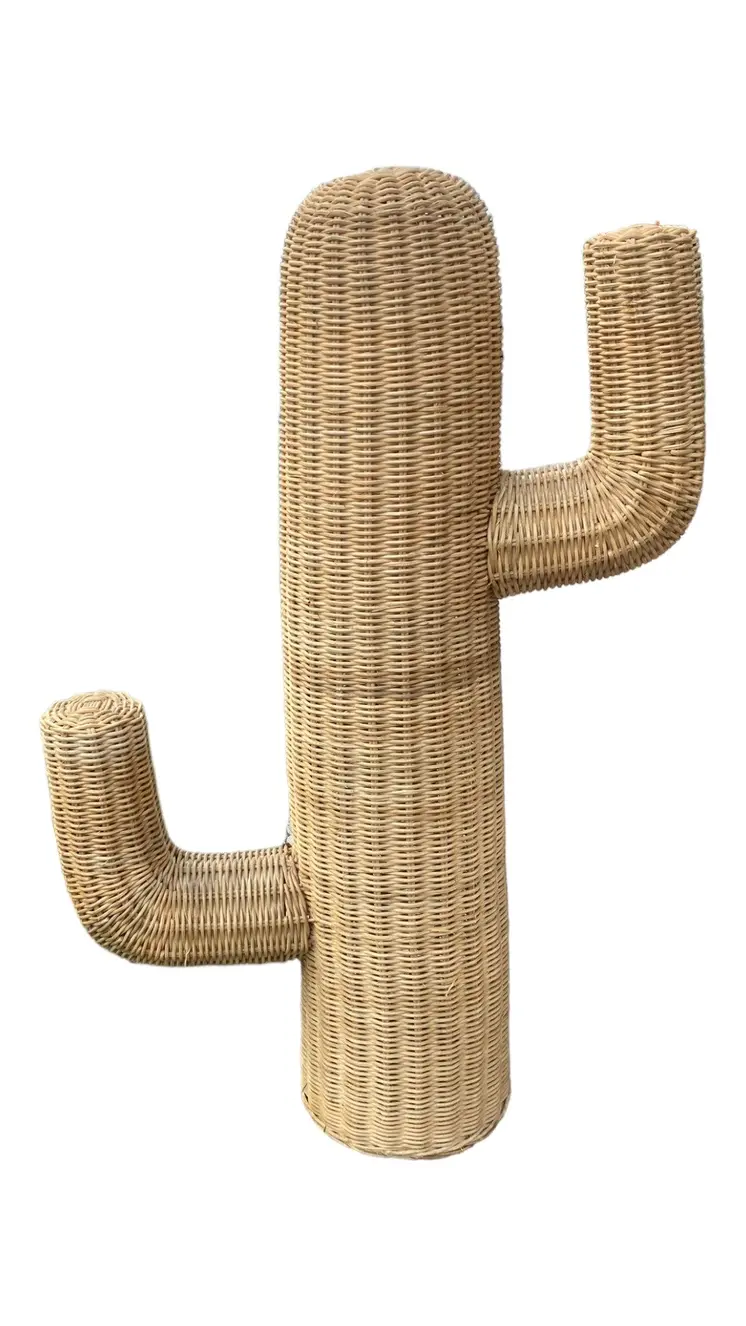 Rattan Cacty Home Decoration