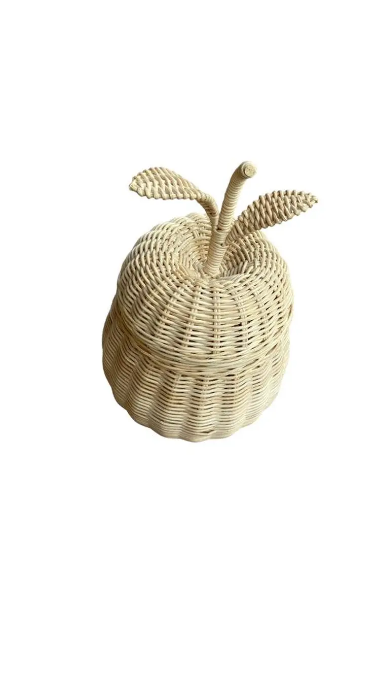 Cherry Rattan Basket