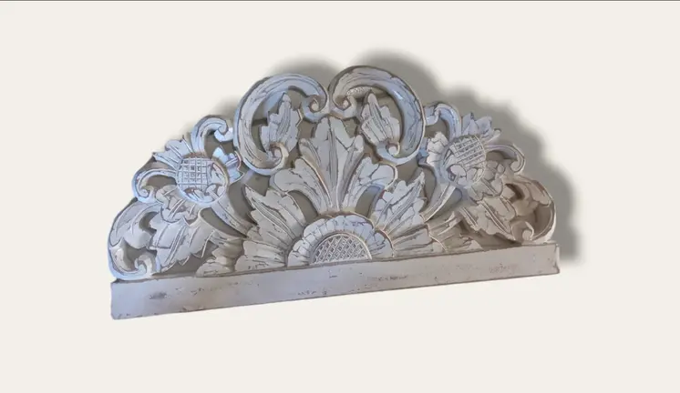 Simple Wooden Home Decoration White Wash Finishing