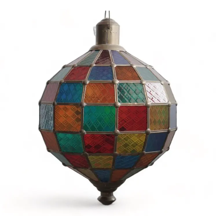 Balinese Breeze Brass Lantern