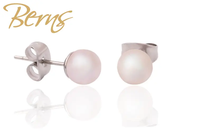 Ohrringe/Ohrstecker Perle CARIE 5818-PEWHPR 6mm
