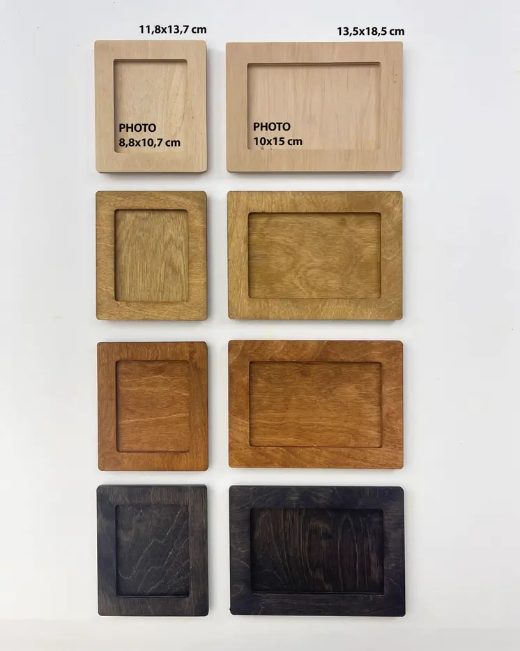 Magnetic World Map Photo Frames for Wall