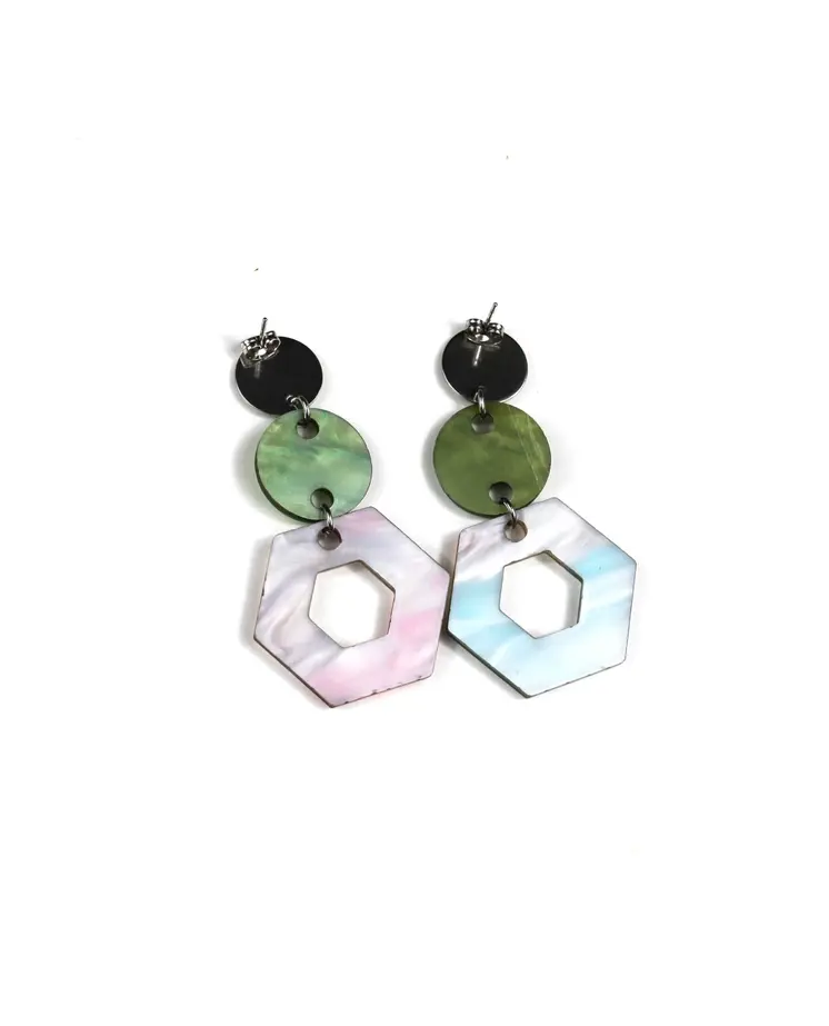 Pendientes Bizuwayne: Añade un Toque de Magia y Color a tu Estilo con Estos Accesorios Inspirados en el Amanecer