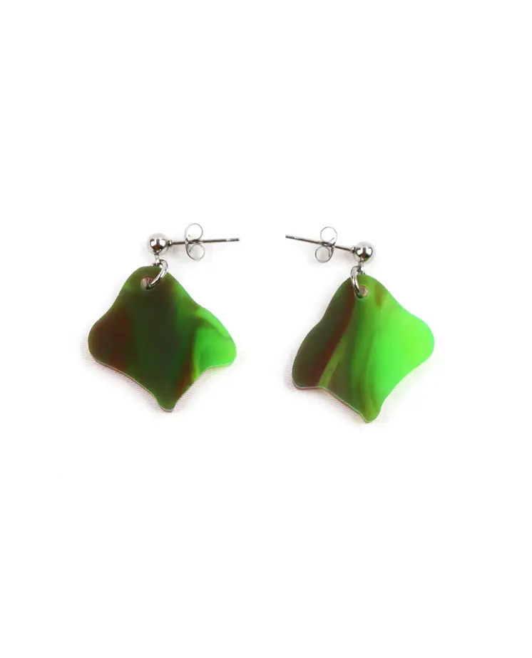 Pendientes abstractos multicolor