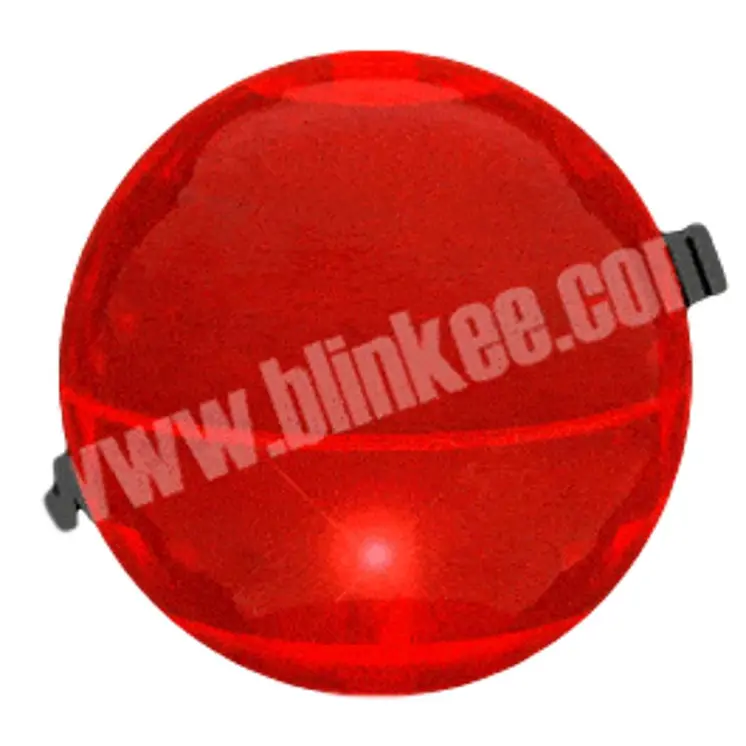 4 Inch LED Super Bounce Ball Red