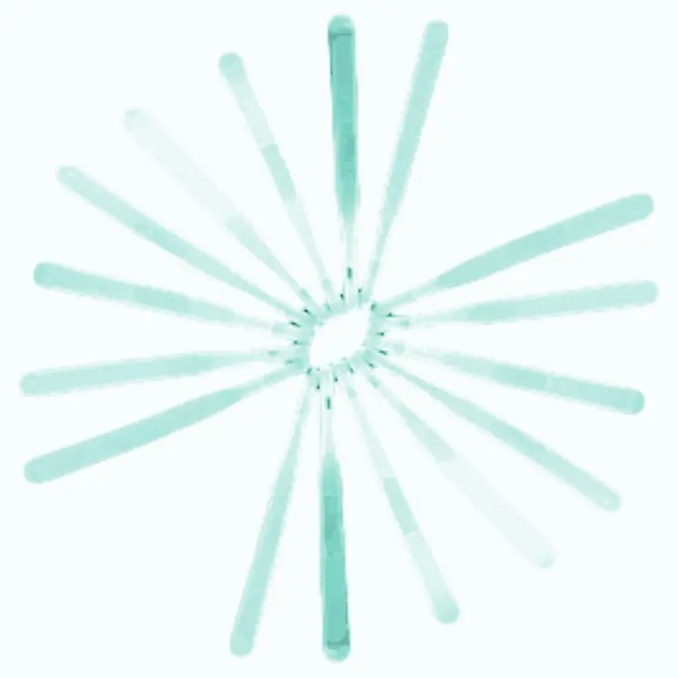 5 Inch Glow Stick White