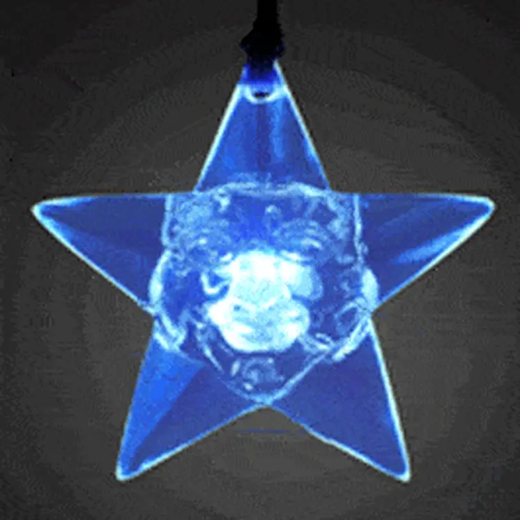 Acrylic LED Star Necklace