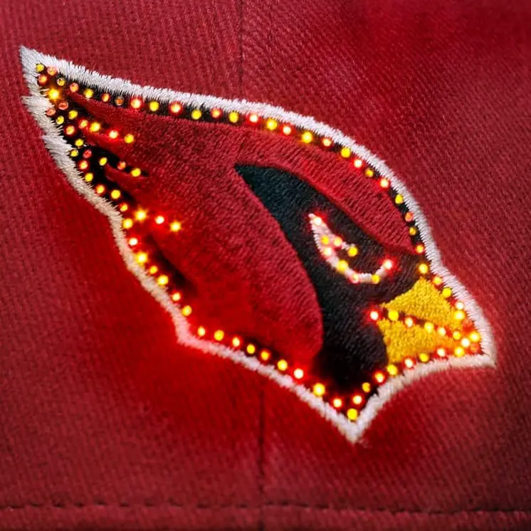 Arizona Cardinals Flashing Fiber Optic Cap