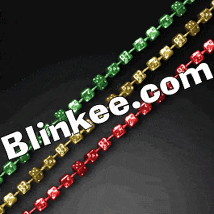 Dice Bead Necklace Pack of 12