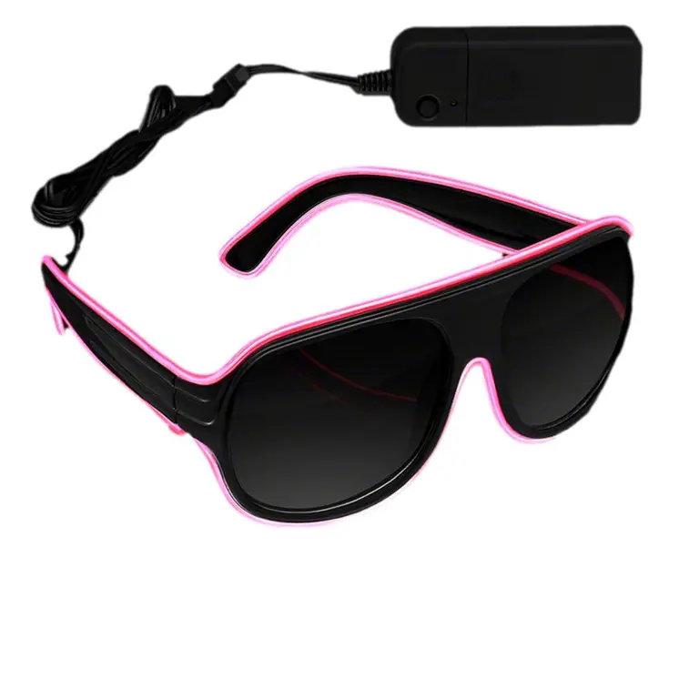 Electro Luminescent Banray Sunglasses Pink