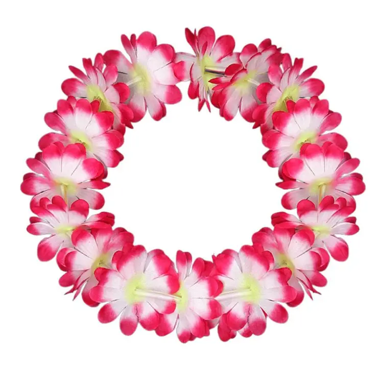 Light Up Hawaiian Lei Headband Pink