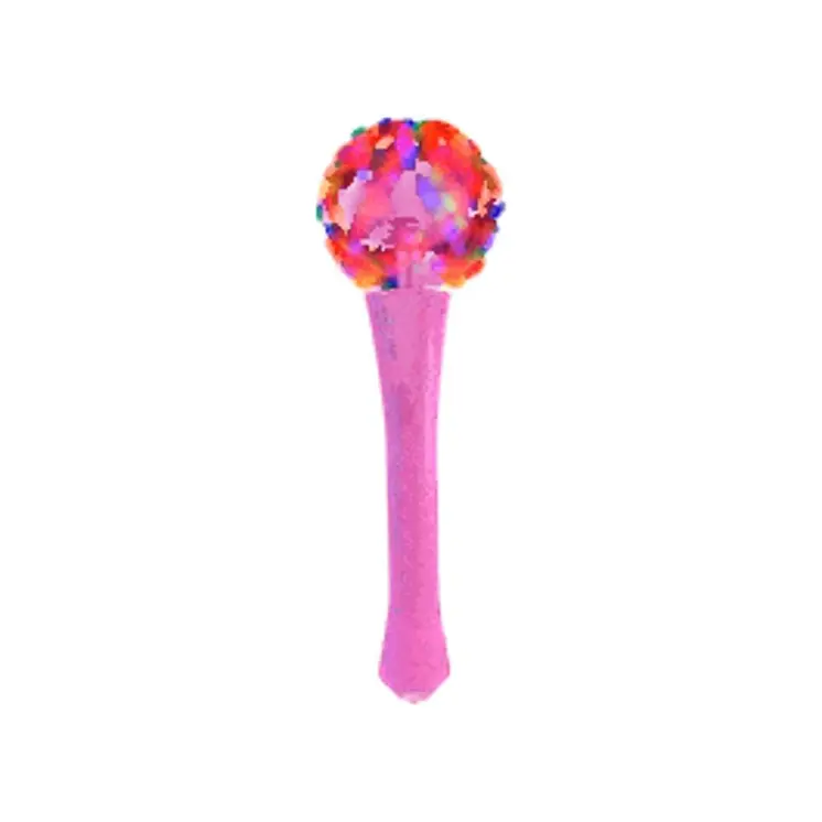 LED Spinning Orb Wand Pink