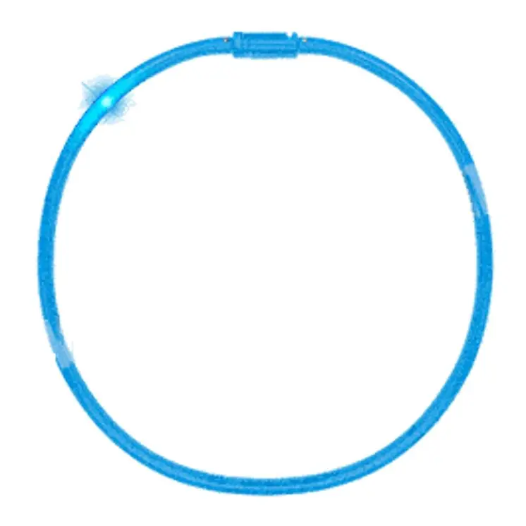 LED Tube Necklace Blue