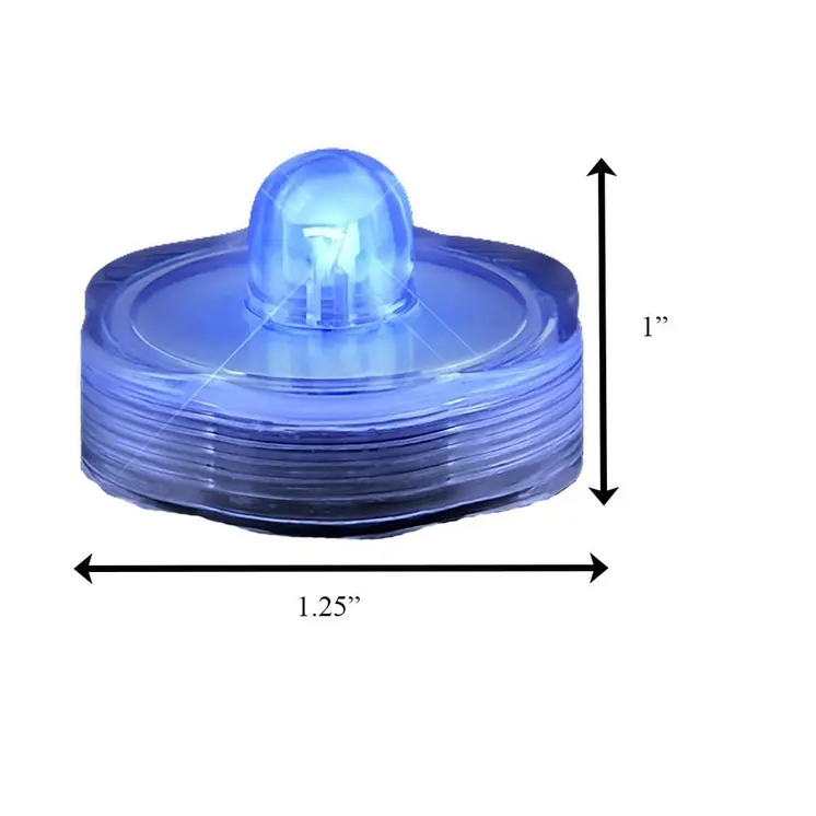 Submersible Floral LED Light Blue