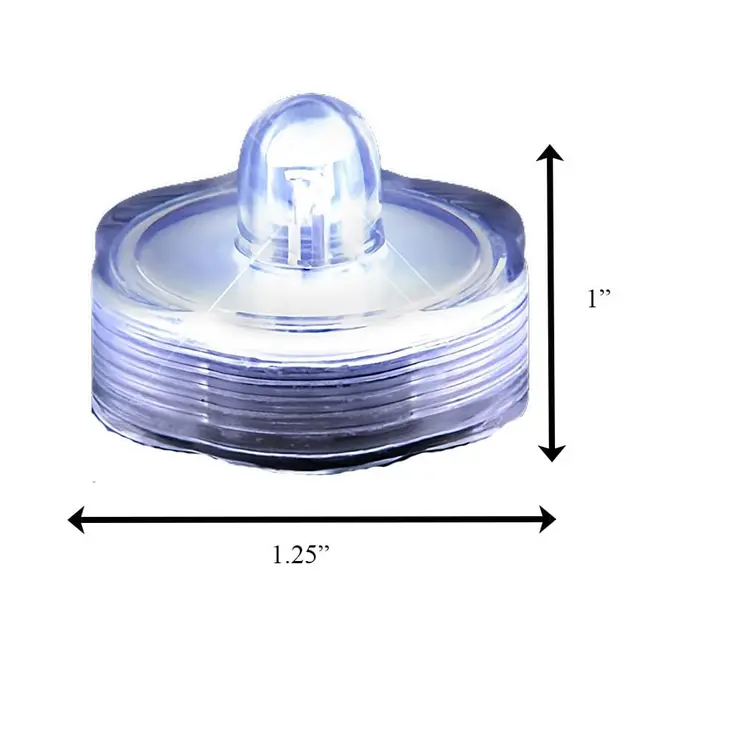 Submersible Floral LED Light White