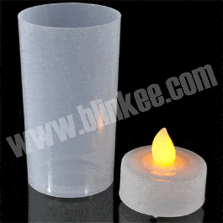 Frosted Cups for Tea Light Candles