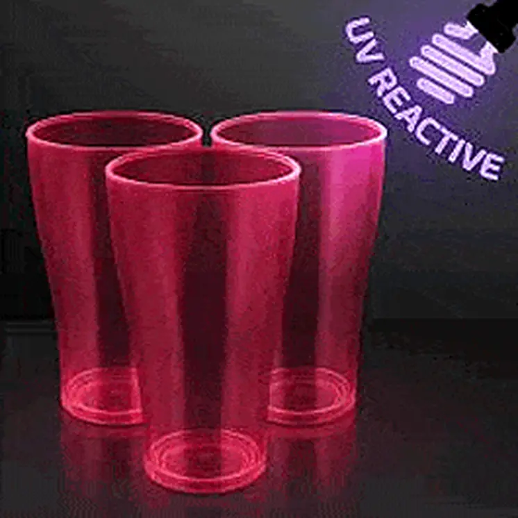 Glow In The Dark Glass Pink