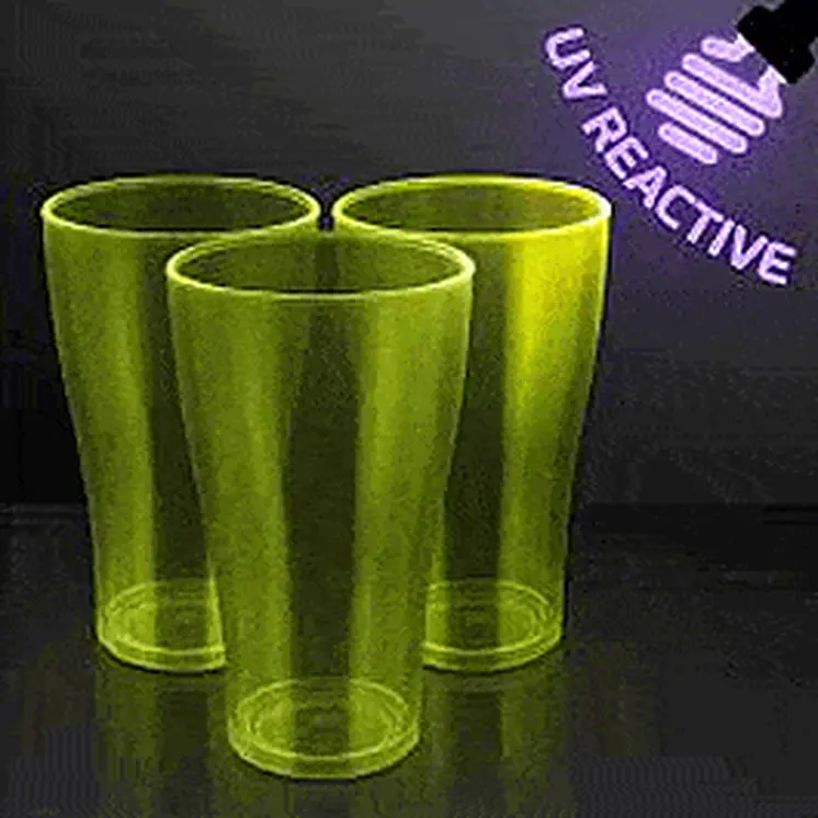 Glow In The Dark Glass Yellow