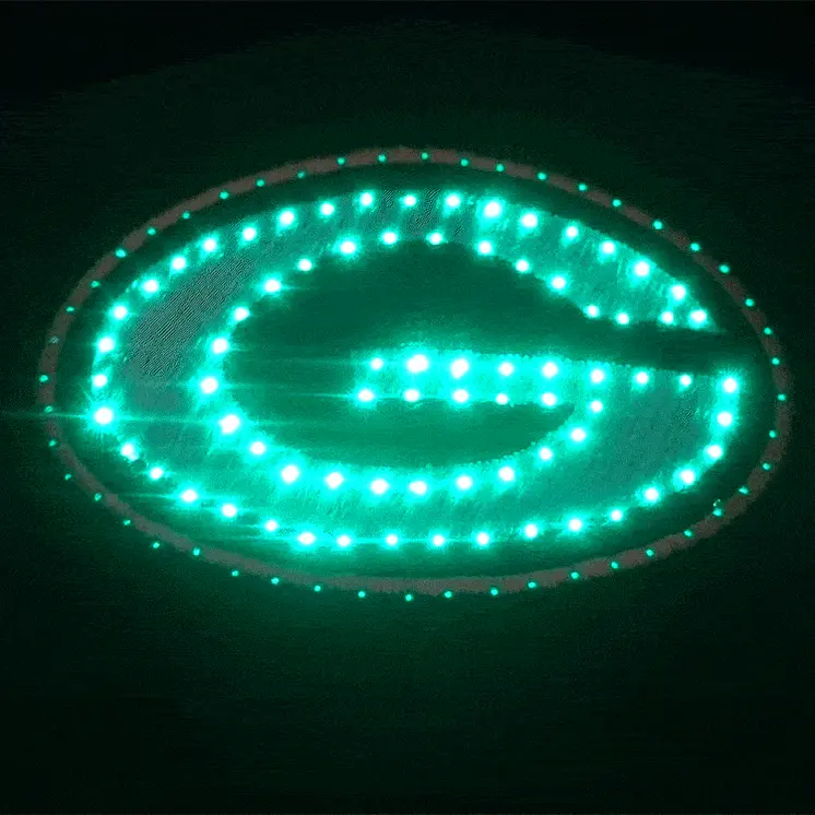 Green Bay Packers Flashing Fiber Optic Cap