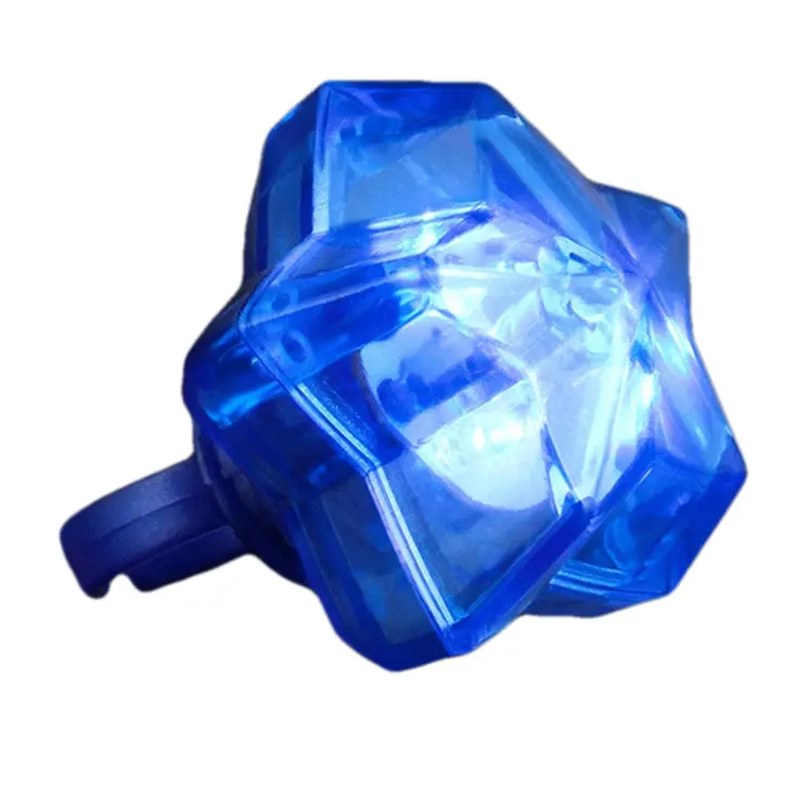 Huge Gem Star Ring Red White Blue Pack of 24