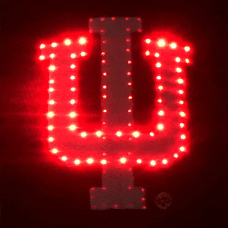 Indiana Hoosiers Flashing Fiber Optic Cap