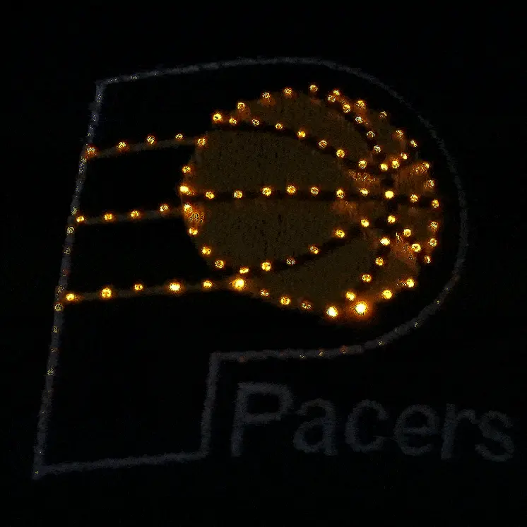 Indiana Pacers Flashing Fiber Optic Cap