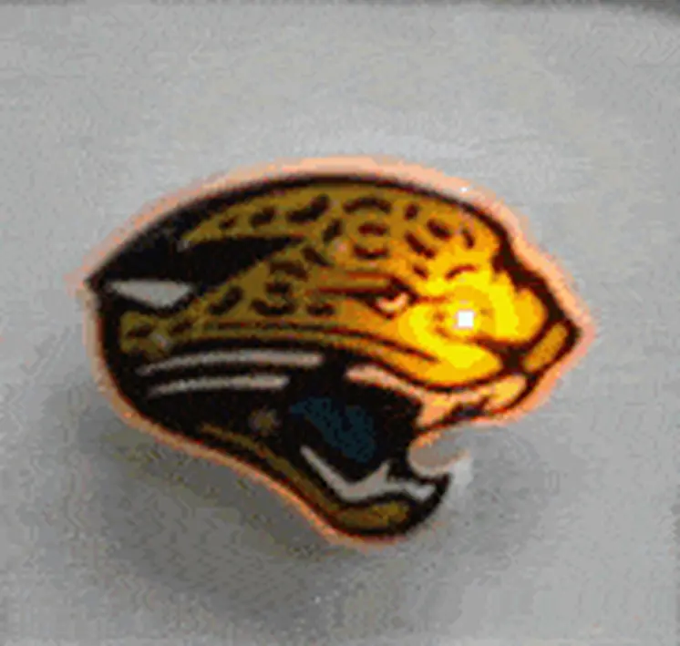 Jacksonville Jaguars Officially Licensed Flashing Lapel Pin