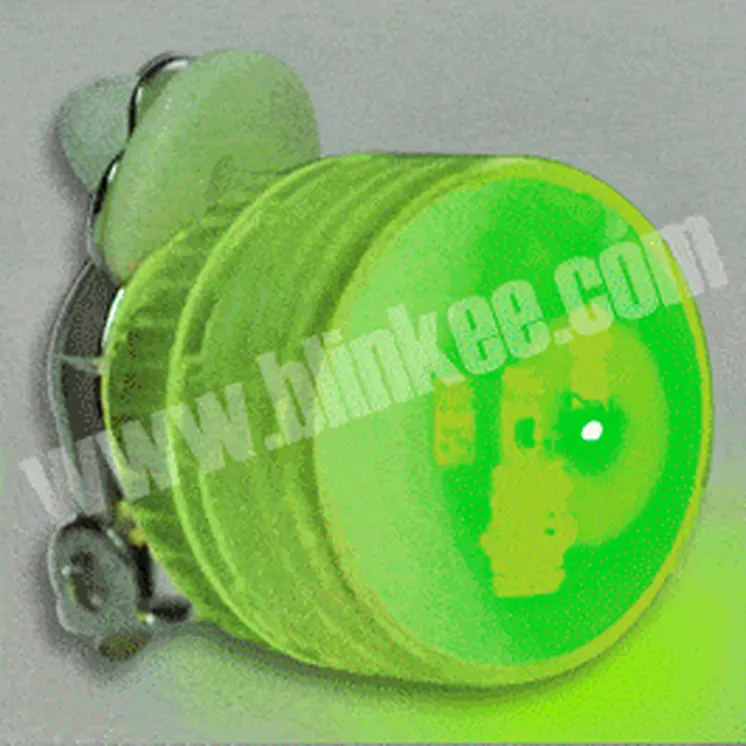 Jade Red Clip Flashing Body Light Lapel Pins