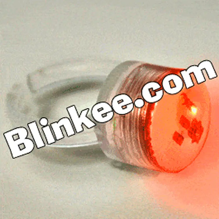 Jade Red Ring Flashing Body Light Lapel Pins