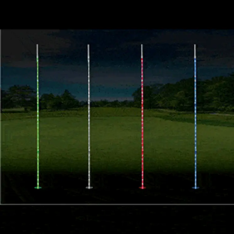 LED 78 Inch White Flag Stick