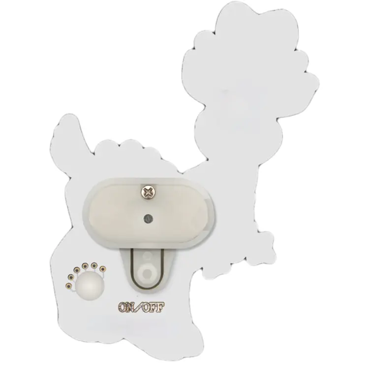 Rudolph the Reindeer Flashing Blnky Body Light Lapel Pins