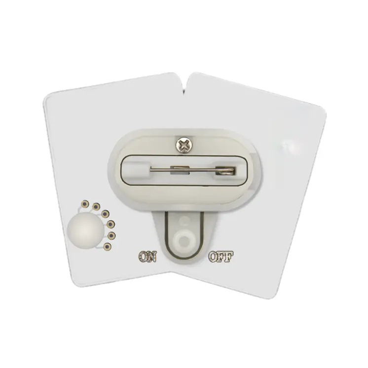 Blackjack Flashing Body Light Lapel Pins