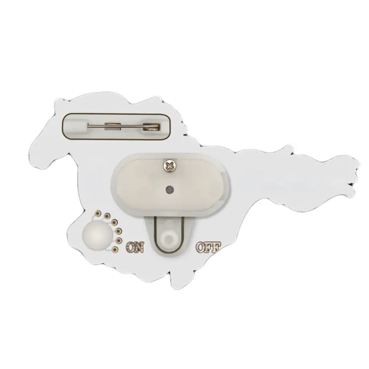 Horse Flashing Body Light Lapel Pin