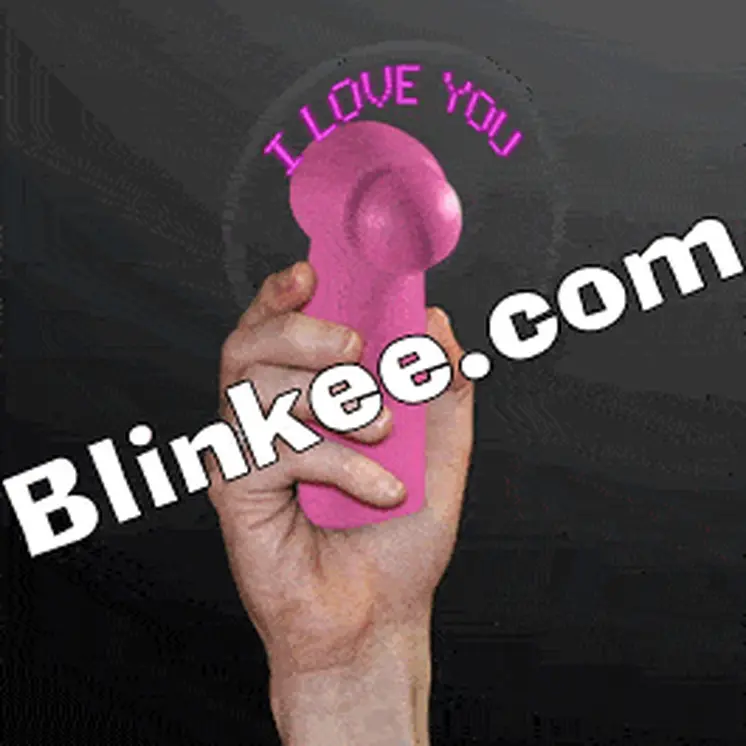 LED I Love You Fan Pink
