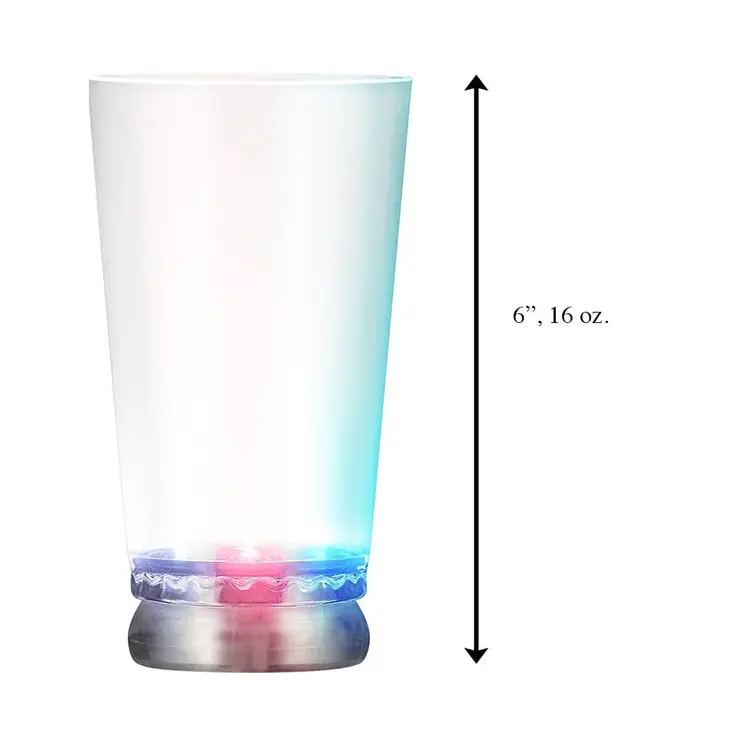 Light Up Patriotic Pint Glass
