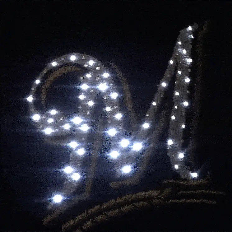 Milwaukee Brewers Flashing Fiber Optic Cap