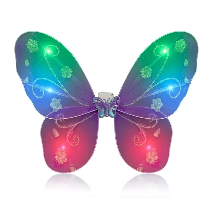 Light Up Purple Fairy Butterfly Wings