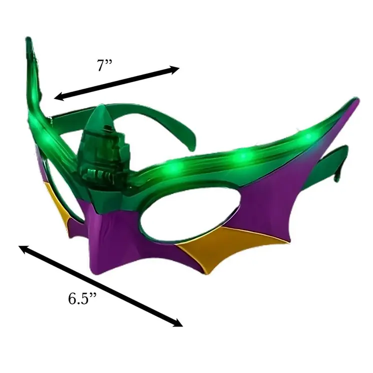 Light Up Mardi Gras Mask
