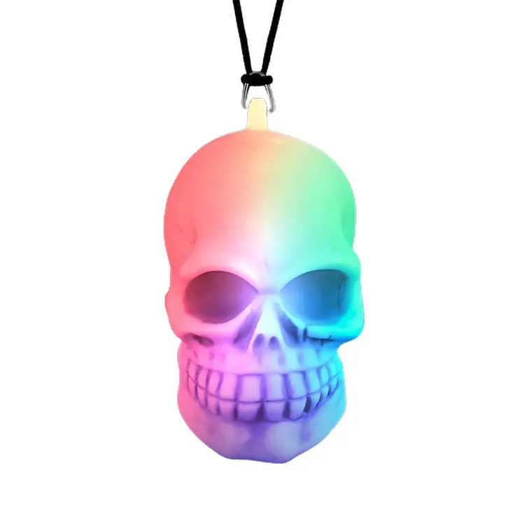 LED Soft Skeleton Skull Necklace